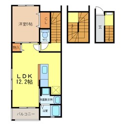 中村公園駅 バス13分  東条下車：停歩7分 3階の物件間取画像